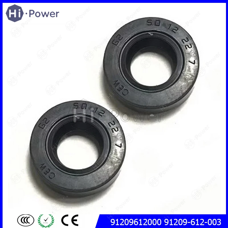 2Pcs Transmission lever changing shaft oil seal 91209612000 91209-612-003 91209612003 for HONDA CIVIC CRV 12-22-7