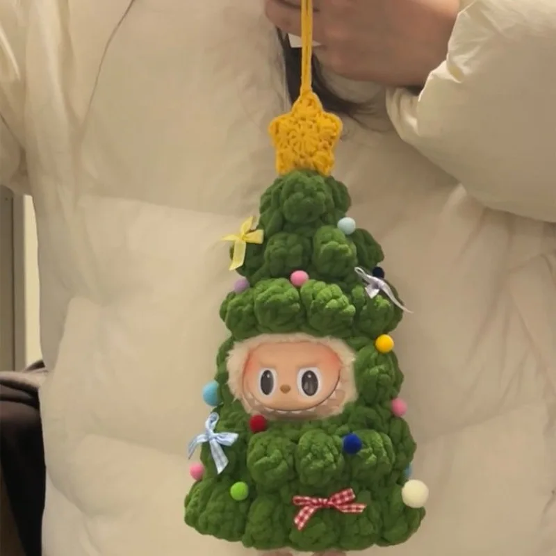 

Crochet Christmas Tree Doll Clothes Hand Knitting Material Kit Plush Outfit For Plush Dolls Christmas Gift For Best Friends For