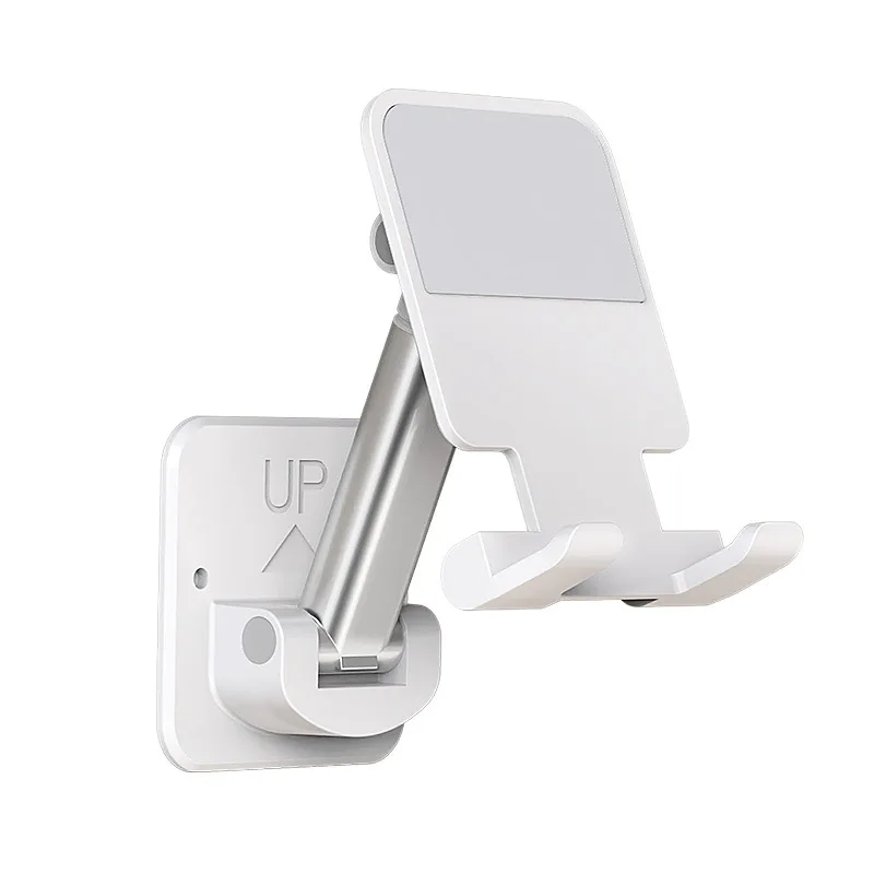 Muursticker Mount Tablet Standaard Rekbare Arm Mobiele Telefoon Muurhouder Verstelbare Wandstandaard Voor Ipad Iphone 4-12Inch Universeel