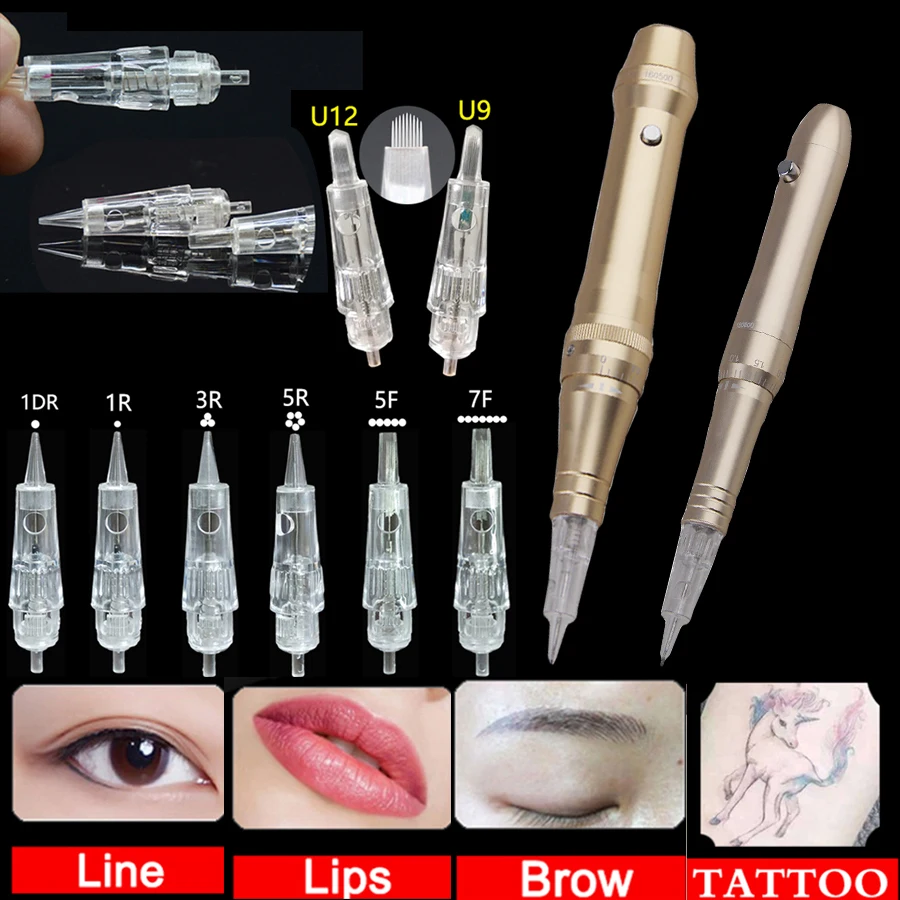 

Powerful full throw Professional Rotary Tattoo Machine Pen Permanent Makeup Pen Eyebrow Body Lip Tattoo Machine Motor Pen Gun