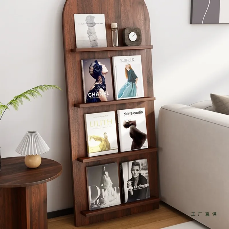

Celebrities Ins Retro Bookshelf, Living Room Bookshelf, Medieval Magazine Shelf, Floor-to-ceiling Publicity Display Rack,