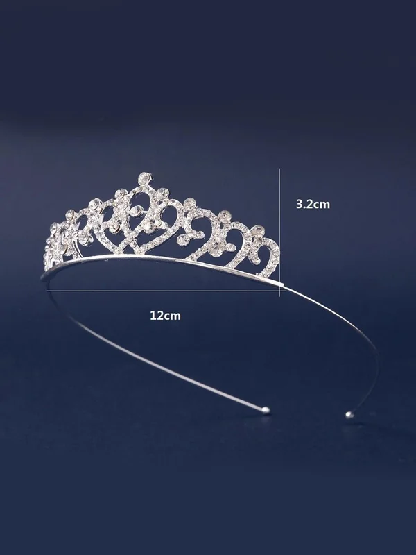 1Pc Sweet Wind Princess Tiara Women's Fashion Accessory for Birthday Parties Wedding Dresses Headwear Designed in China