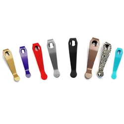 8 Color Knife Titanium Pocket Clip Back Clamp for SPYDERCO Para3 Lightweight Dragonfly Watu SpydieChef Sage 5 LW Autonomy Manix2