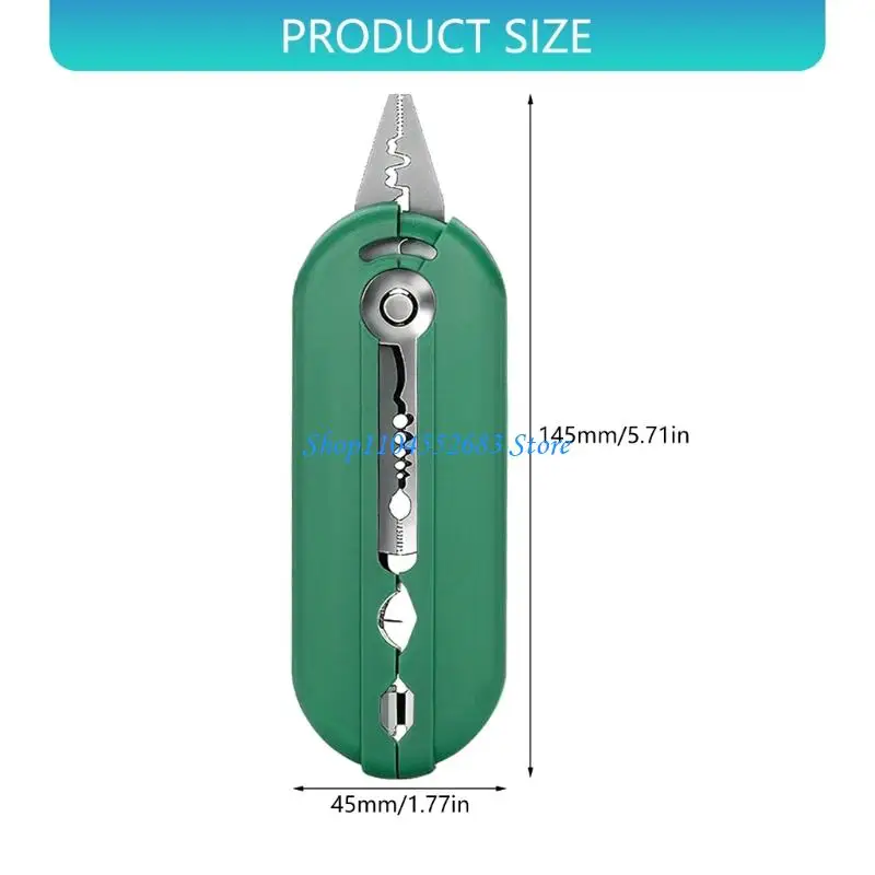 Y6GD Accuracy Wire Stripper Tool for 0.2mm² to 6mm² Cables with Anti Slip Grip Handle