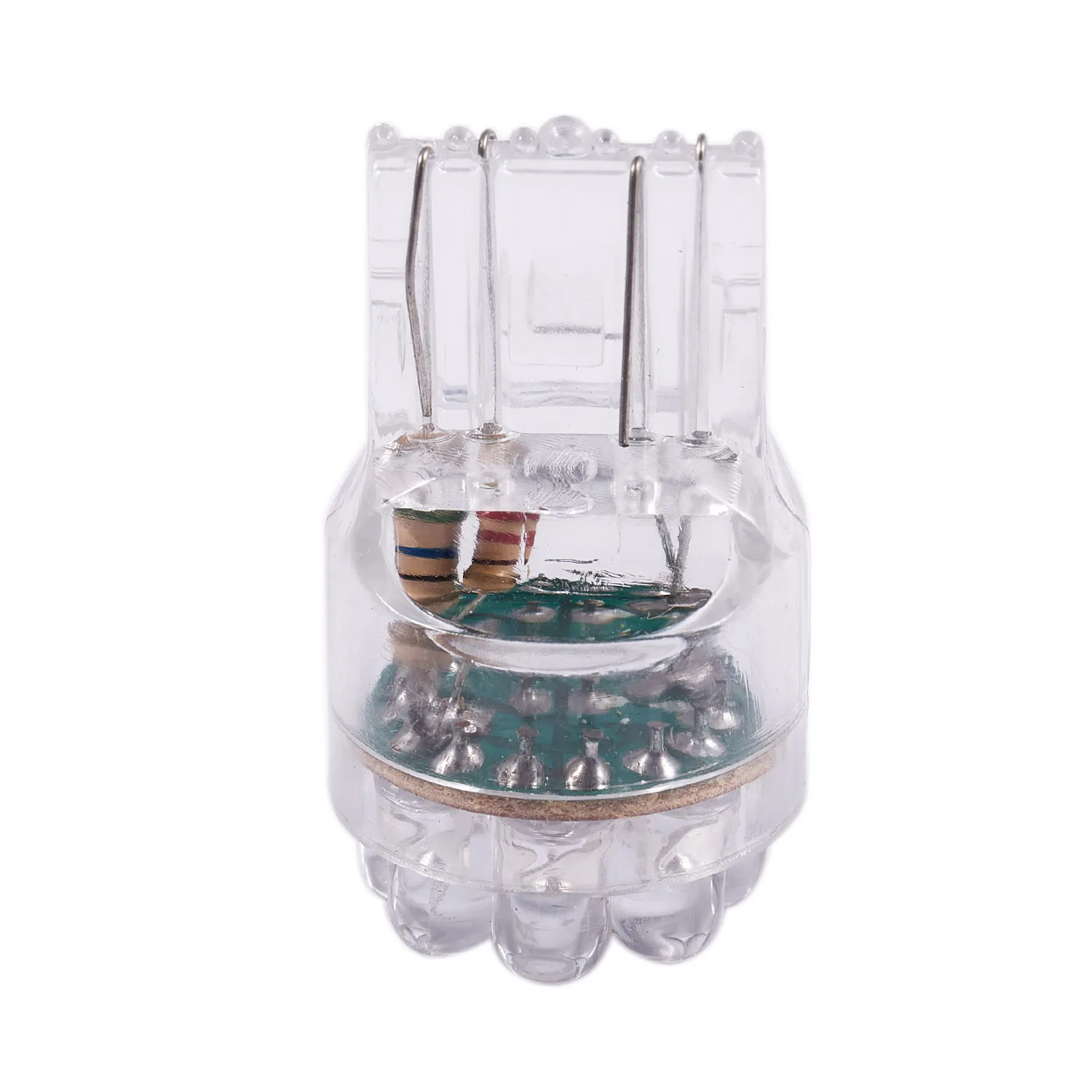 【حار بيع!】2X أبيض T20 7443 7440 9 مصابيح LED لإشارة الانعطاف للفرامل ومصابيح خلفية تيار مستمر 12 فولت