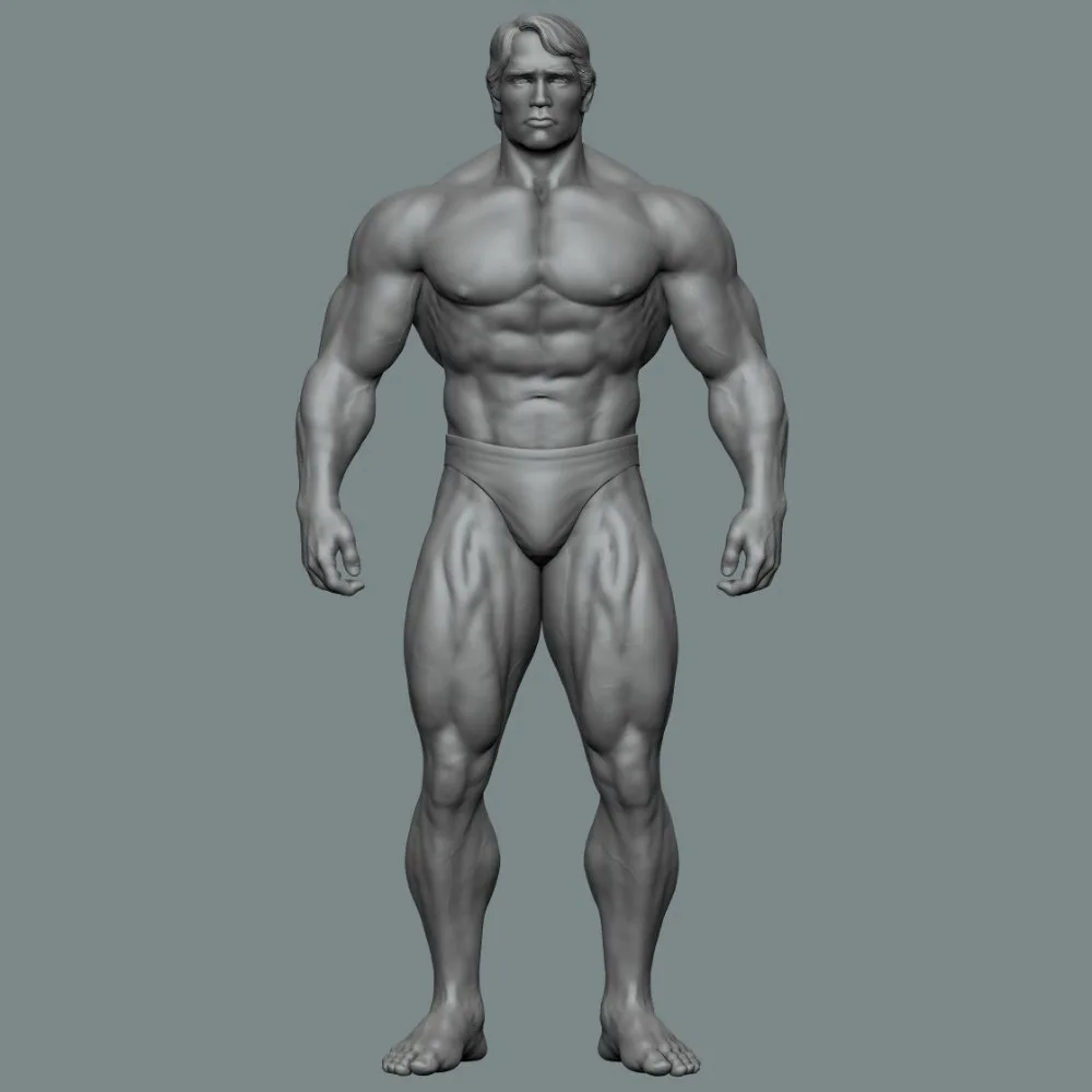 10/15/18cm Bodybuilder Workout White Models Human Body Reference for Fitness Movements Figurines DIY Coloring and Self-assembly