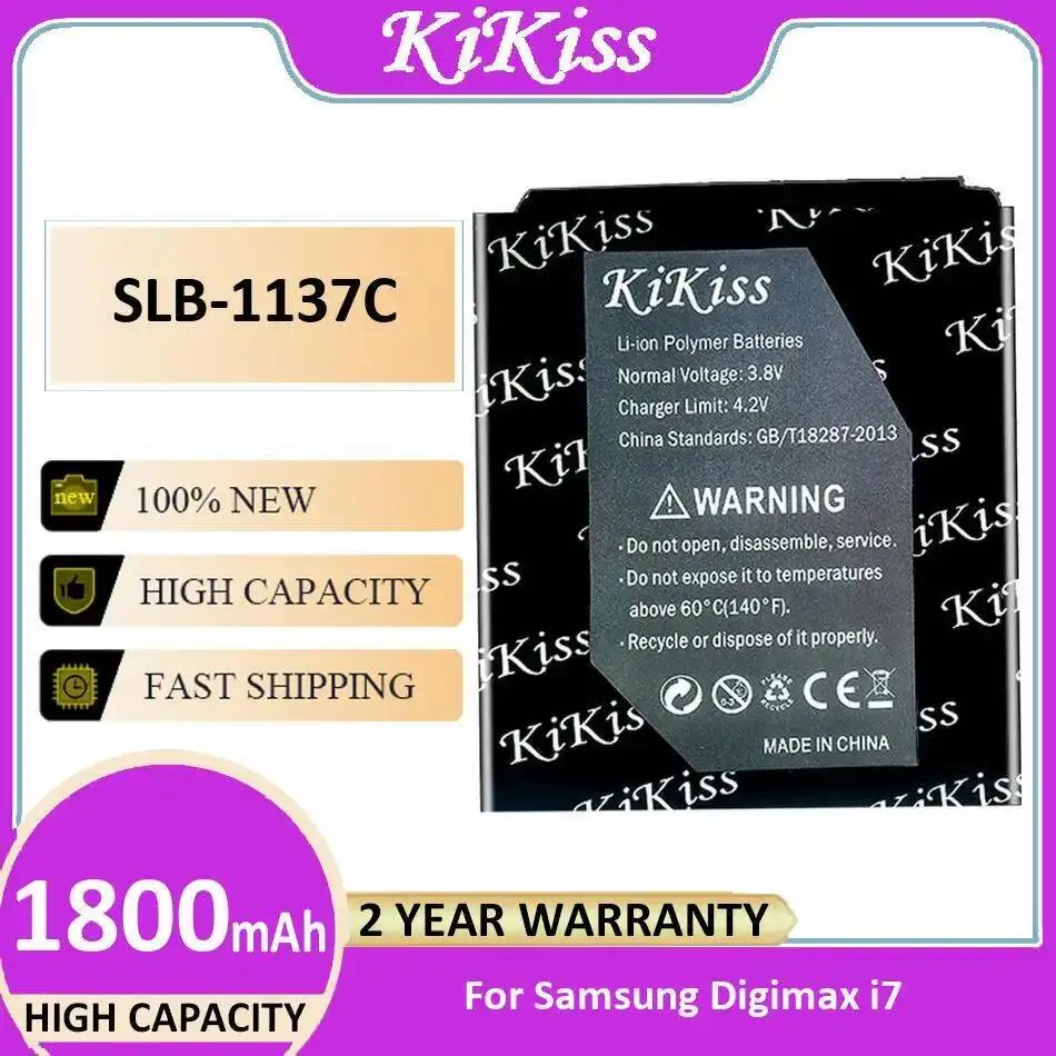 

Сменный надежный аккумулятор премиум-класса для камеры Samsung Digimax I7 1800 мАч Slb-1137C