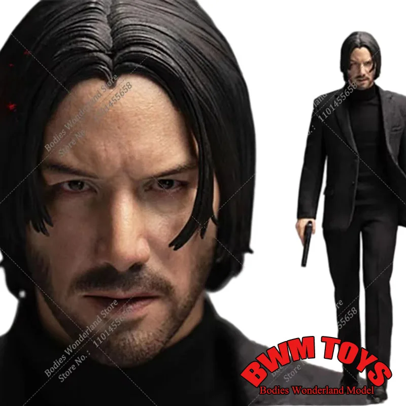 

In Stock POPTOYS EX-053 1/6 Scale Collectible Killer God John Wick Keanu Reeves 12Inch Male Solider Action Figure Model Toys