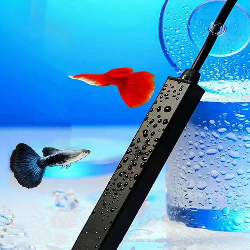 1Pc 5/10W Mini Aquarium Heater USB Charging For Small Fish Tank Heater Energy Saving Over Temperature Protection Accessories