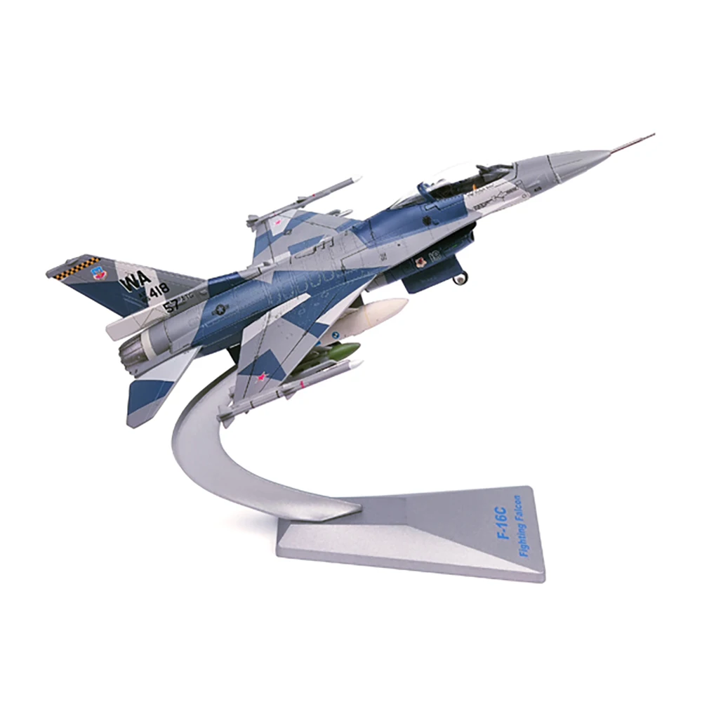 1/72 Alloy Fighter F-16 US Air Force Aircraft Fighting Falcon F16 Children Kids Gift for Desk Room Decoration