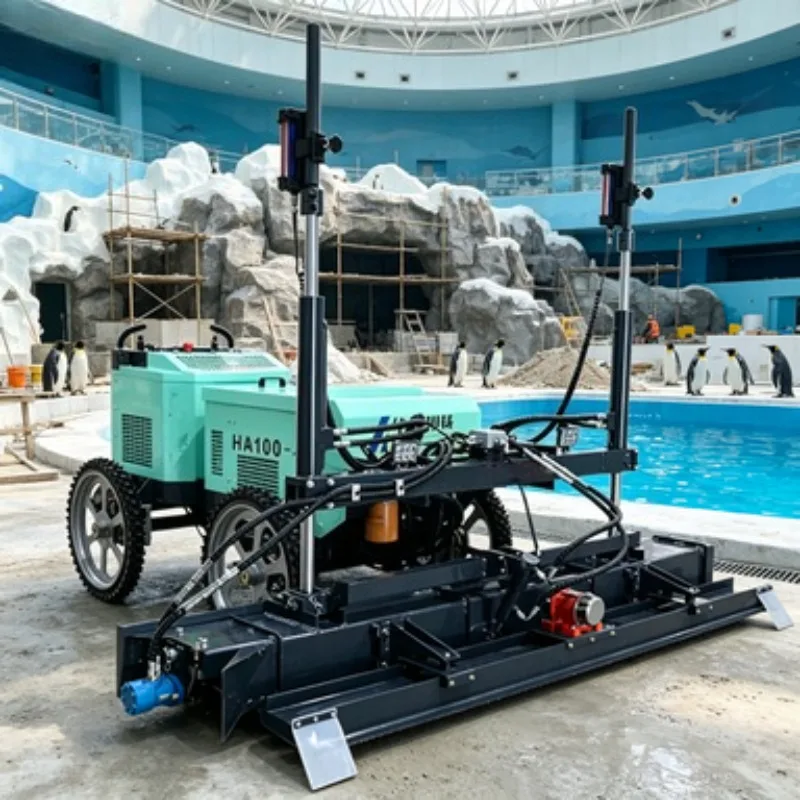 High Precision Automatic Floor Self Leveling Laser Screed Machine Concrete Vibration Paver