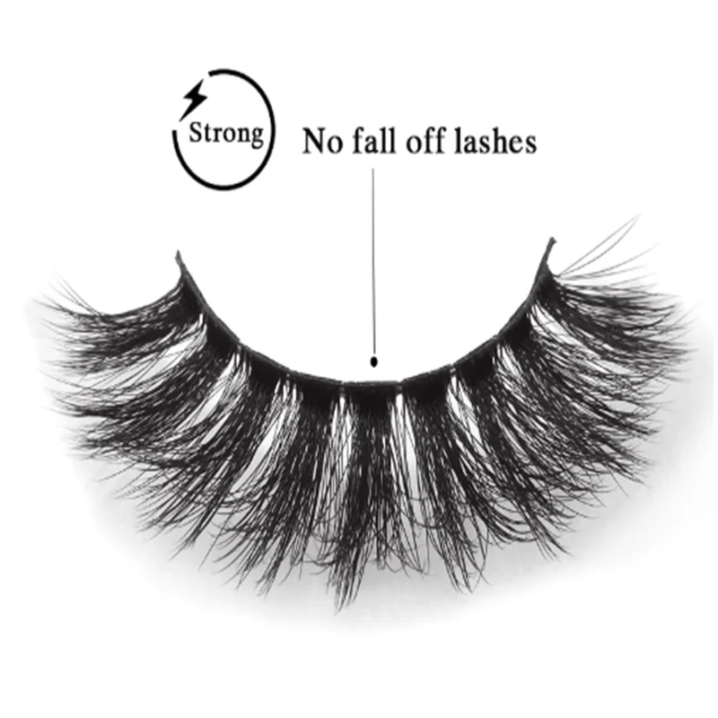 15 Styles série V couleur paillettes carte naturel Faux cils de vison avec brosse-Faux cils réutilisables pour beaux yeux