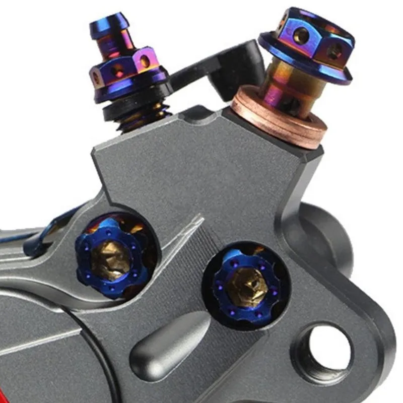 Универсальный ЧПУ M10 * 22 шаг резьбы 1,0/1,25 мм мотоциклетные тормозные суппорты винт гидравлический главный тормозной цилиндр масляный шланг банджо болт