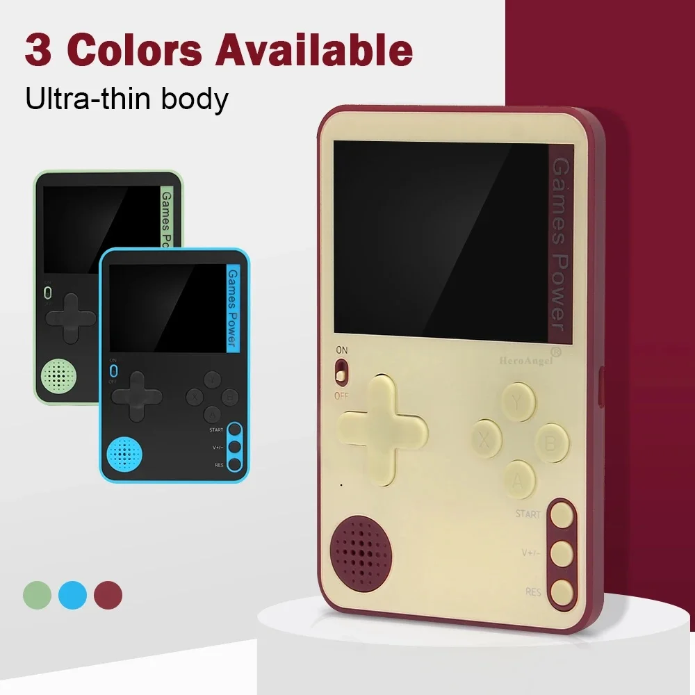 Handheld Game Console 500 Classic Games LCD Portable Retro Video Mini Game Console Rechargeable Great Gift for Kids and Adults