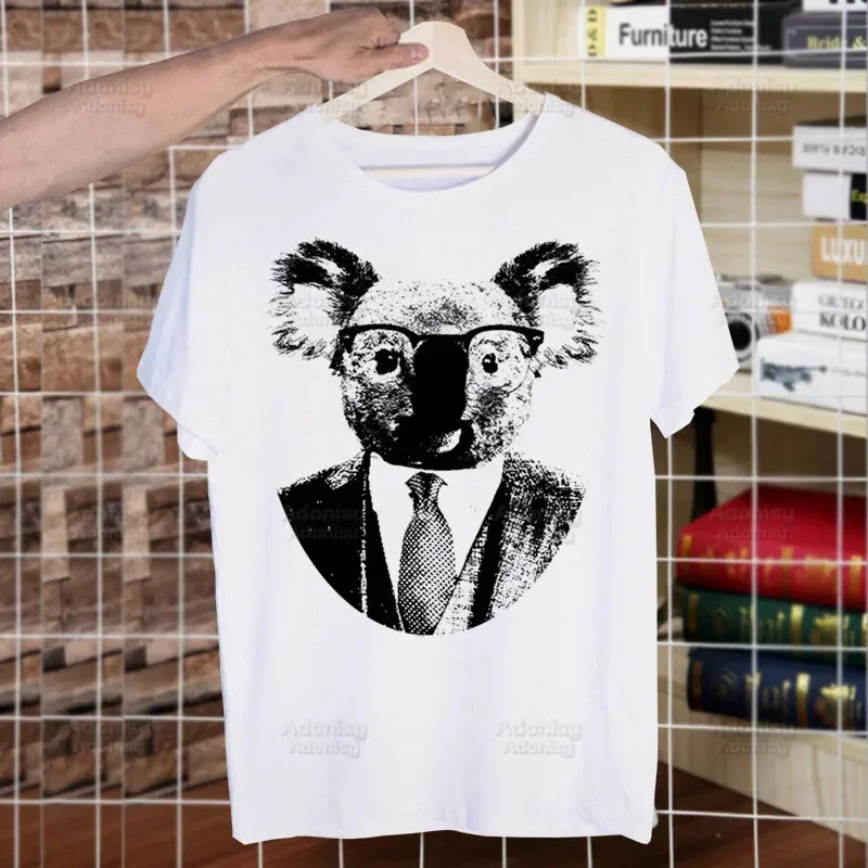 

Коала Be My Eucalyptus Tree Мужская и женская футболка Топы с круглым вырезом Мягкая футболка в стиле аниме Манга Футболка Одежда Футболка