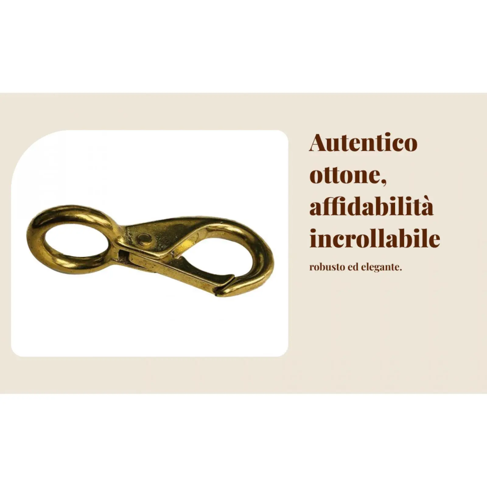 Heavy Duty Marine Snap Hook Brass Spring Clip Fixed Eye Rope Buckle for Kayak Fishing Boat Multipurpose Dock Rail Fittings