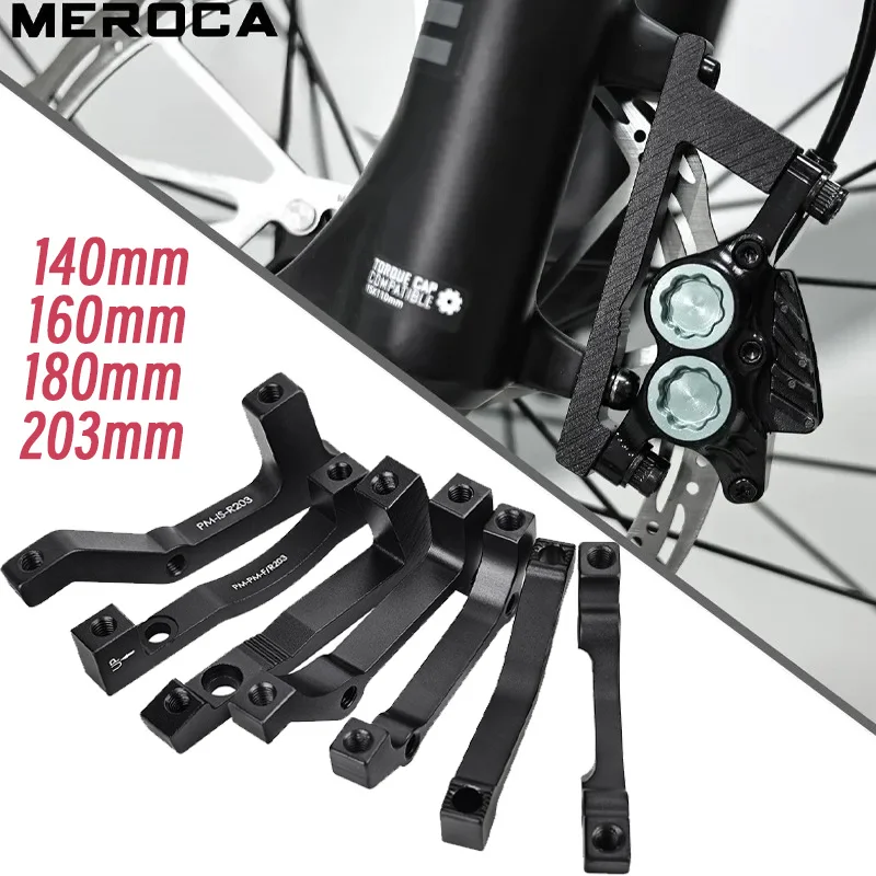 MEROCA 140mm 160mm 180mm 203mm disc brake adapter MTB Road bicycle Hydraulic brake disc adapter converter Fork Frame A / B-Mount