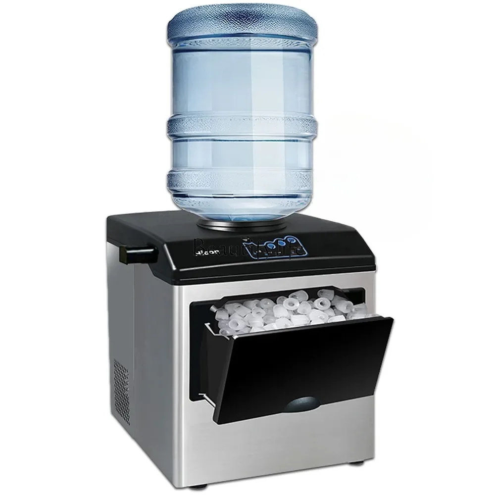 Ice machine, small Nissan 25KG bottled water multi-functional ice cube making machine