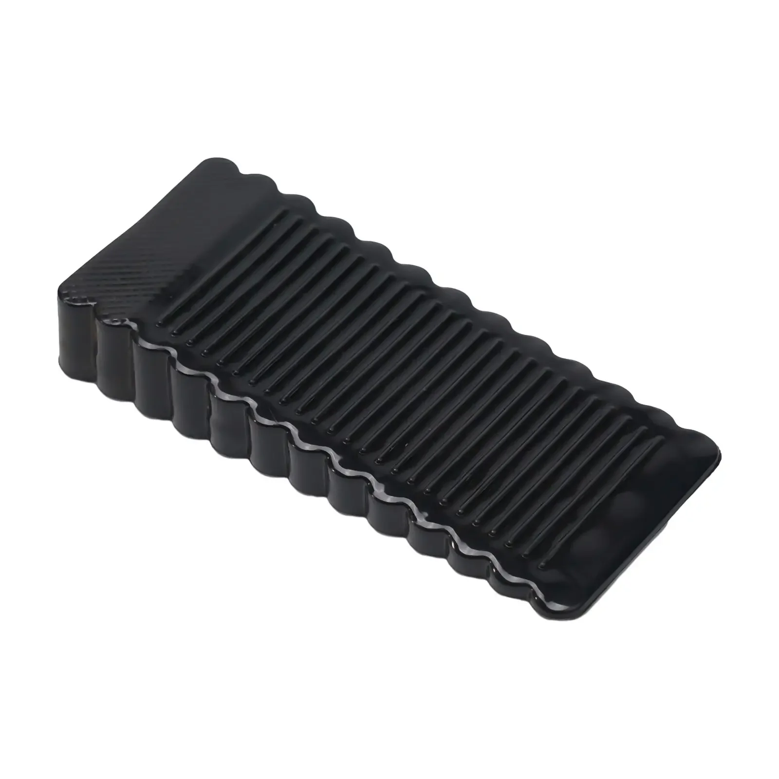 Doorstops Door Stop Doorstops PU Rubber Silicone Transparent/grey/black 95x40x14MM Anti-collision Block Wedge Home