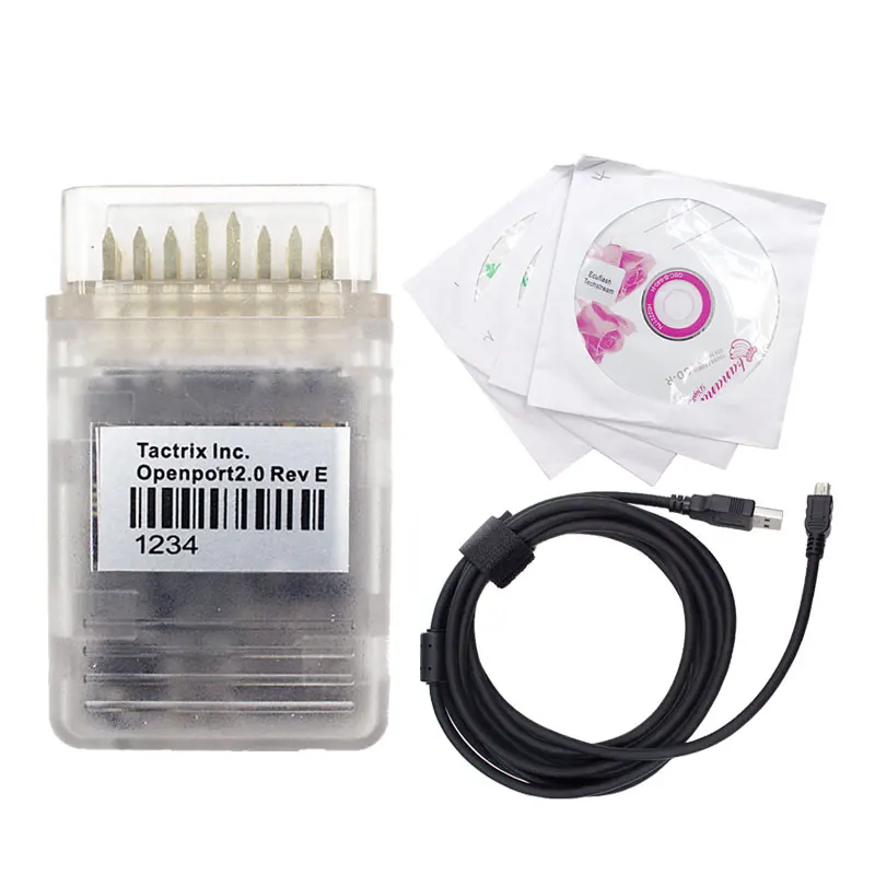 A+ Tactrix Openport 2.0 With ECU FLASH Golden Chip ECU Chip Tuning Tool OBD2 Connector J2534 for forbenz Multi Cars