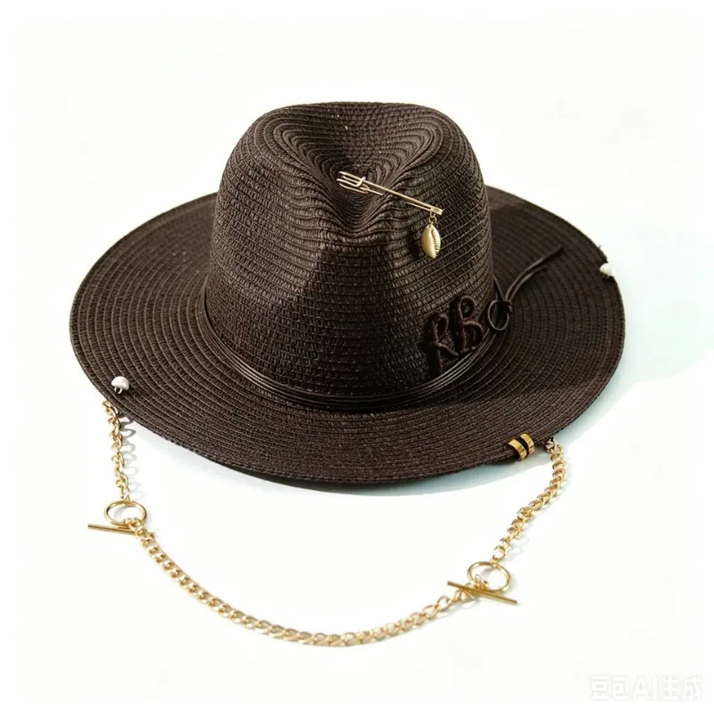 Women's RB High-End Handmade Straw Sun Hat