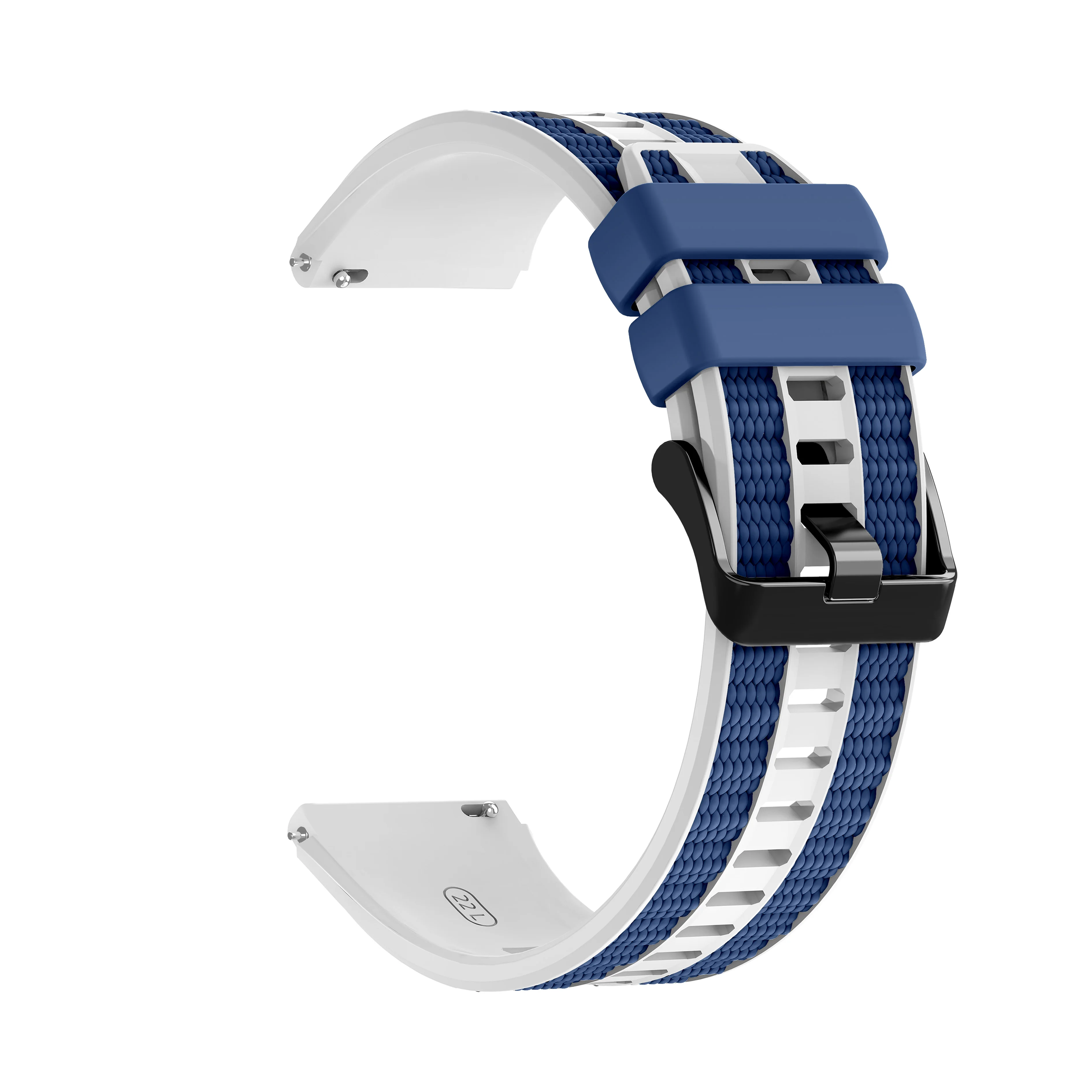 Tweekleurige siliconen horloge - Silicone Watch Band 22Mm recensie en prijs