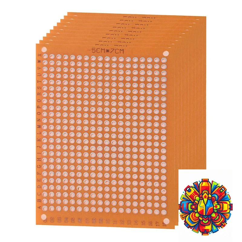 10PCS PCB Prototype Kit 432-Hole Perfboard Protoboard Circuit Test Board for Small Electronic Device Development
