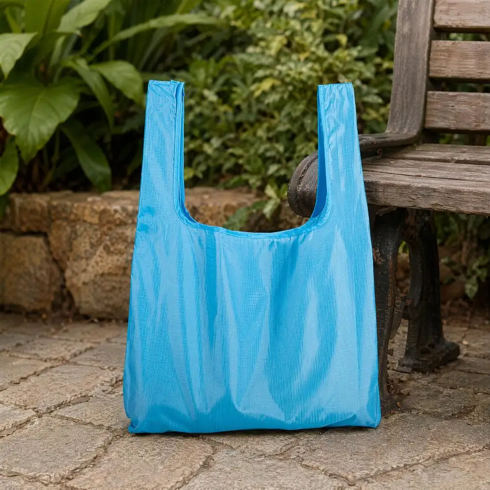 Capacity Storage Bag Durable Oxford Cloth Folding Shopping Bag Capacity Waterproof Reusable Tote Lightweight Travel Grocery