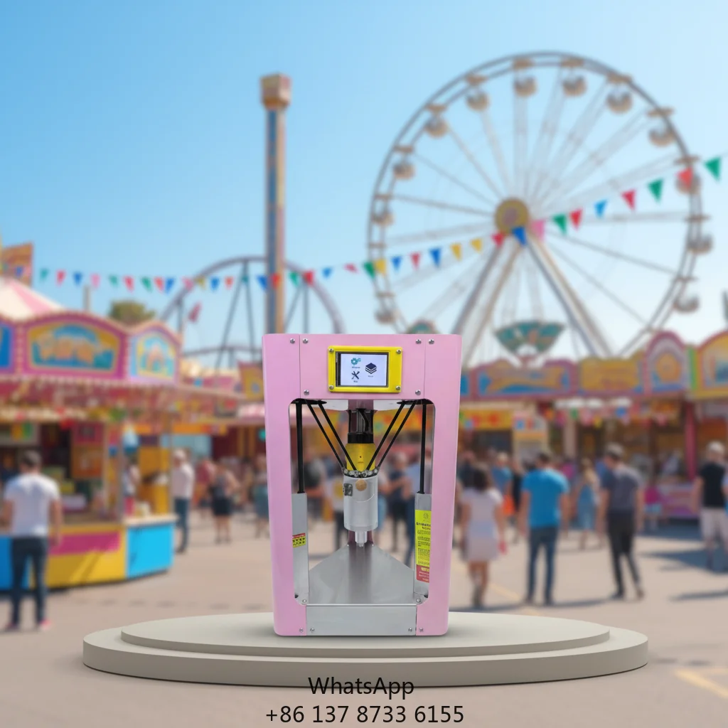 High Margin Street Vending Tool Lightweight Portable DIY Sugar Art Food Grade Sugar Painting 3D Printer