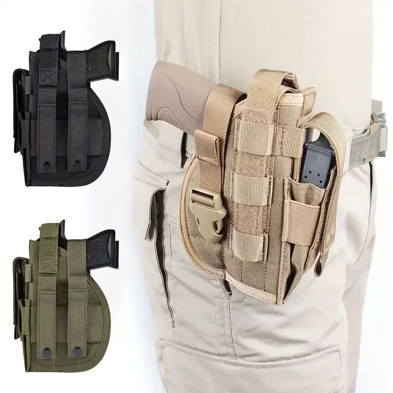 Outdoor Tactical Holster Concealed Carry CS Field Tactical Holster Leg Hanging Pouch Toy Pistol Belt Pouch quick release