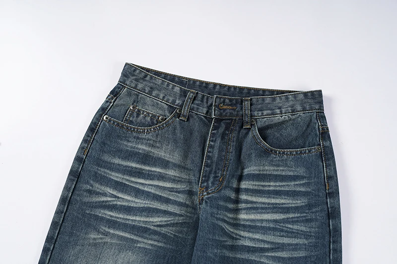 フレアジーンズ男性ブーツカットデニムパンツスリム 2025 春夏ジーンズ全身ズボンヴィンテージストリート紳士服