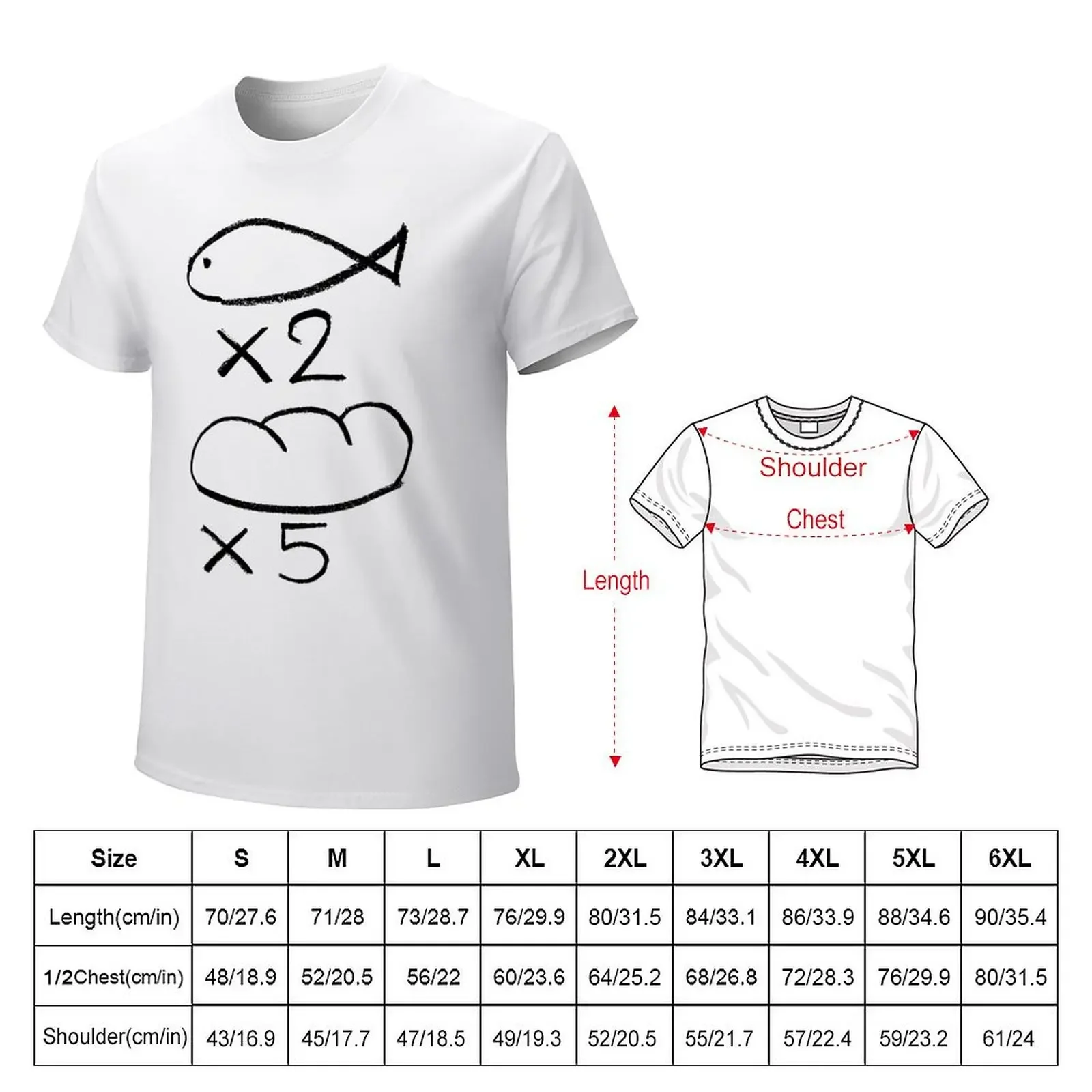 Feeding the Five Thousand - Saint Young Men T-shirt vintage sublime tops t shirts men