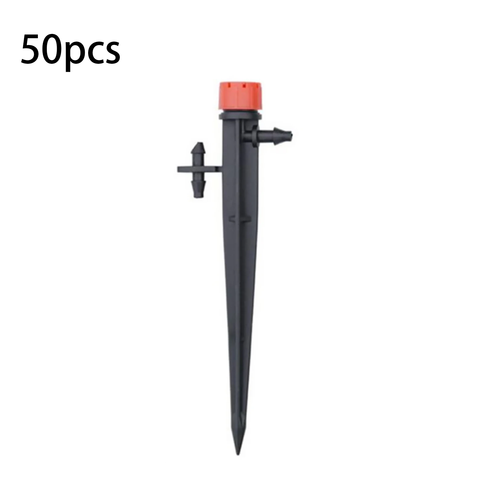 

50 шт. 13x0,63x0,63 см 360 ° Капельные капельницы для орошения с регулируемым потоком воды для садовых капельниц для орошения Система орошения