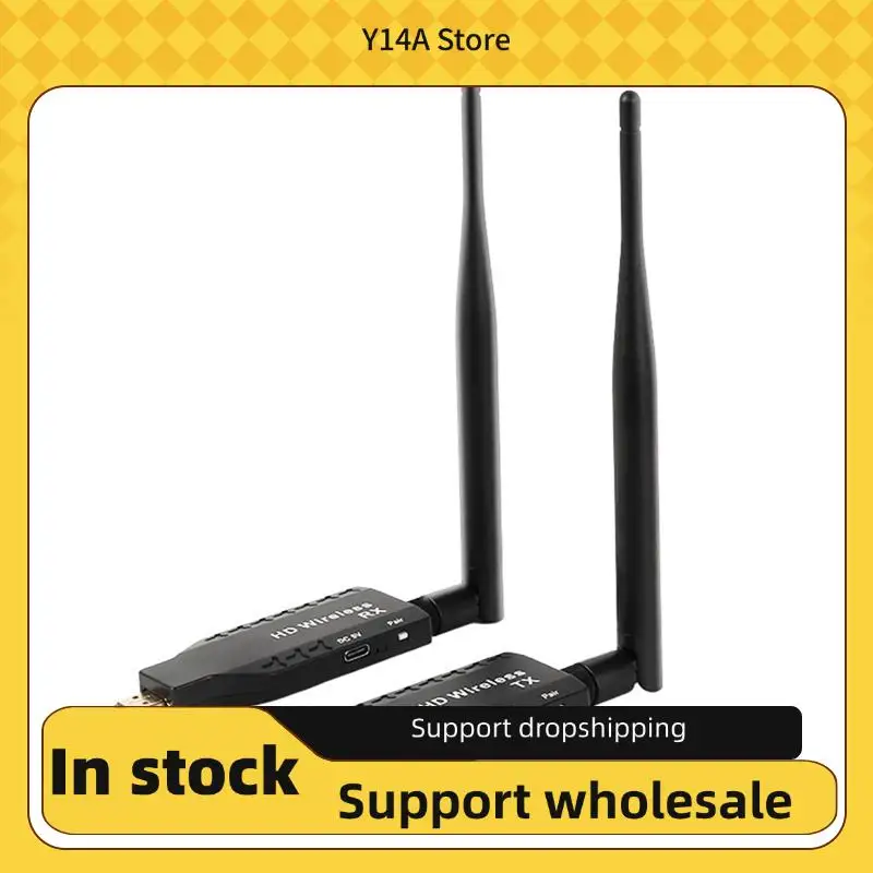 

Y14A 1X4 Display Adapter Wireless -Compatible 5G Extender Video Transmitter Receiver For TV Camera Laptop PC