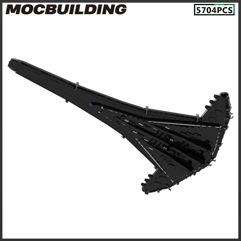 Spaceship The Model Star Ship MOC Building Blocks DIY Airship Bricks Assemble Toys Christmas Presents Collection Display Gifts