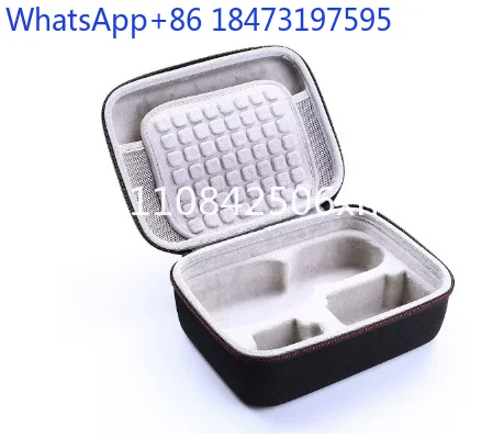 All-in-One EVA Storage Case with Foam Insert Hard Shell Zipper Closure Durable for Organizing Gear