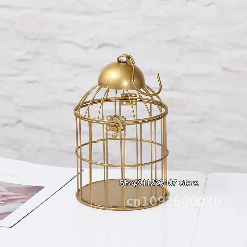 

European retro iron bird cage flower outdoor bird cage decoration decorative balcony supplies cage pet bird stand
