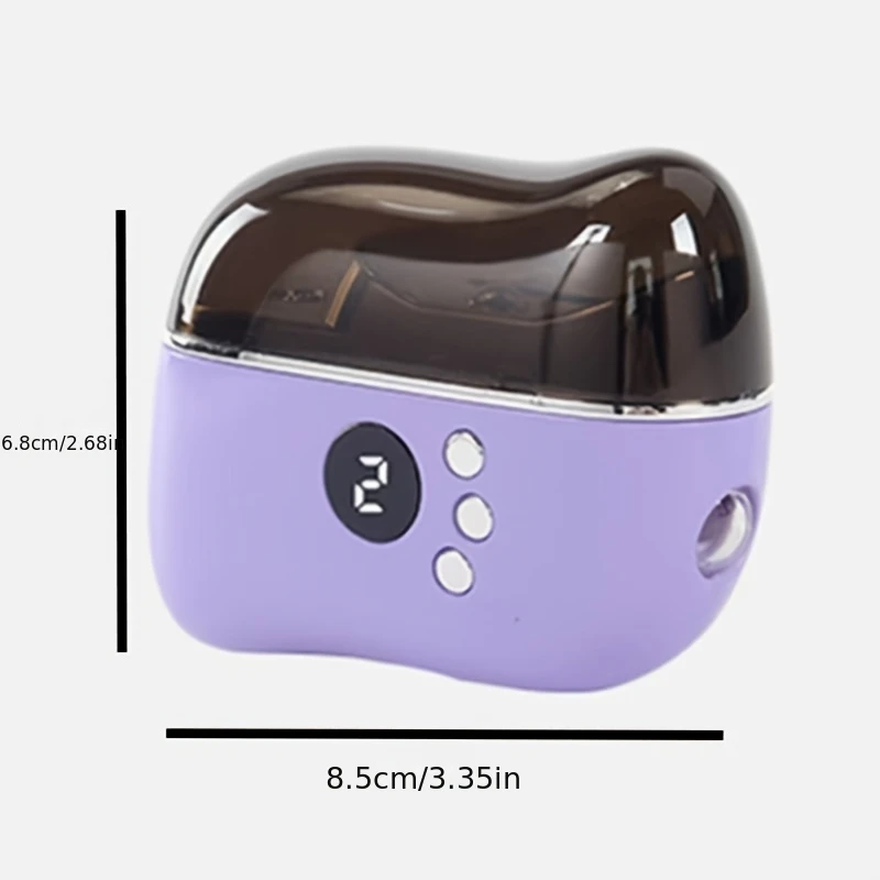 Elektrische nagelknipper slijpen en polijsten met lichte automatische nageltrimmer Oplaadbare nagelknipper manicure voor babyvolwassenen