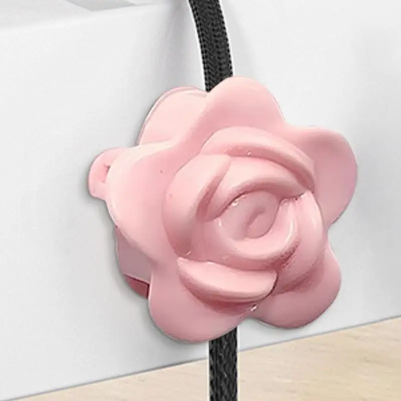 Plant Climbing Wall Fixture Clips 10X Flower-Shaped Vines Climbing Fixing Clips Support Holder With Adhesive Sticker Strong