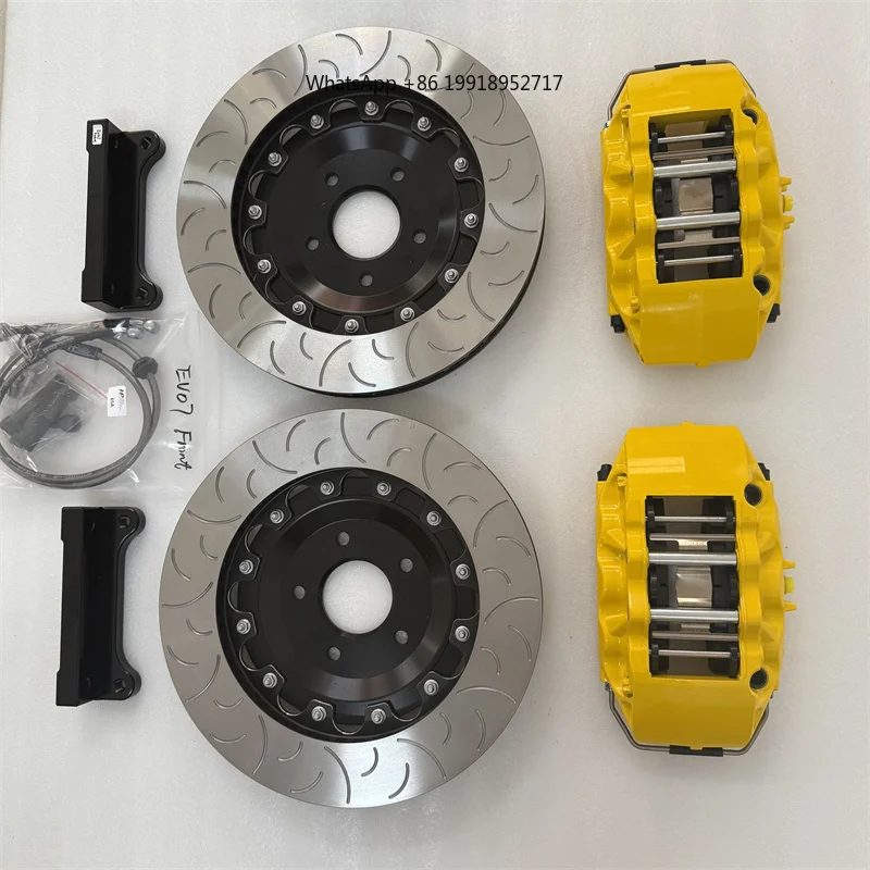Sistema de Frenos Automático para Carreras, Caliper de Freno de 6 Pistones, Kit de Frenos Grandes 9040 355*32mm para