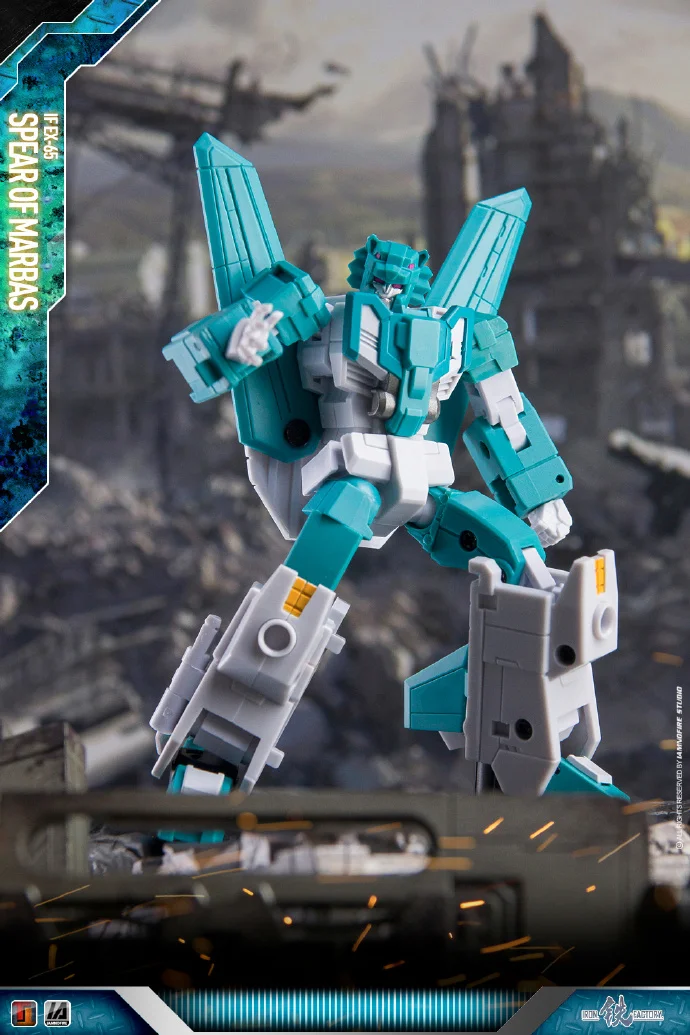 

Transformed Toys IF EX-65 EX65 Iron Factory Evil Star Set Mourning Lion Spear of The Underworld Lion