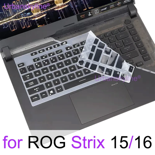 Imagen 1 del producto Funda de teclado para ROG Strix Scar 16 G634 15 G16 G614 G15 G615 G635 G532 G531 Hero funda protectora de silicona 15,6 2024 2025
