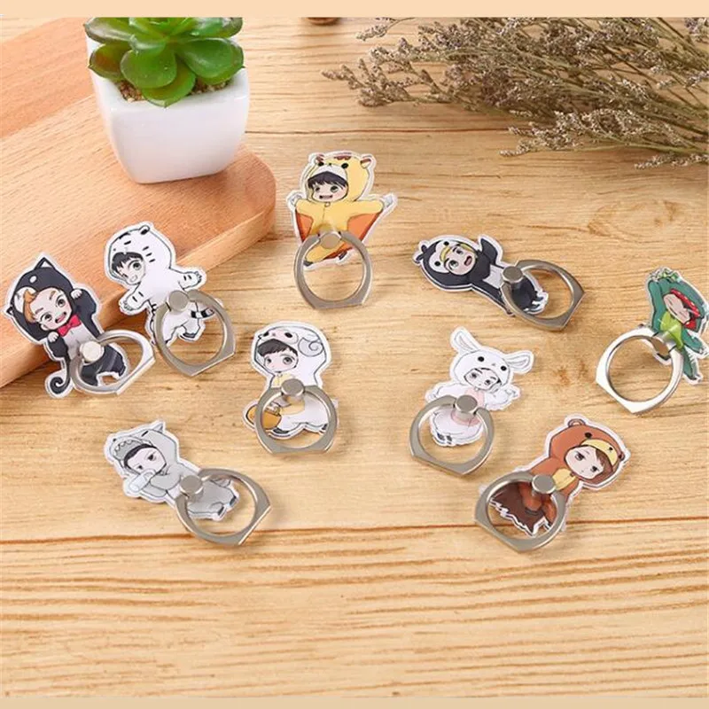 

Повторное использование мультфильма милый мальчик животное корова подставка для мобильного телефона держатель с бантом на палец кольцо держатель для смартфона подставка для iPhone Huawei весь телефон