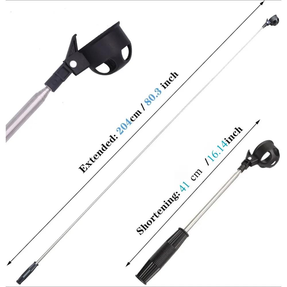 منتقي كرات الجولف، مسترد كرة الجولف المائي التلسكوبي المحمول مع مغرفة قفل أوتوماتيكية رائجة البيع #6