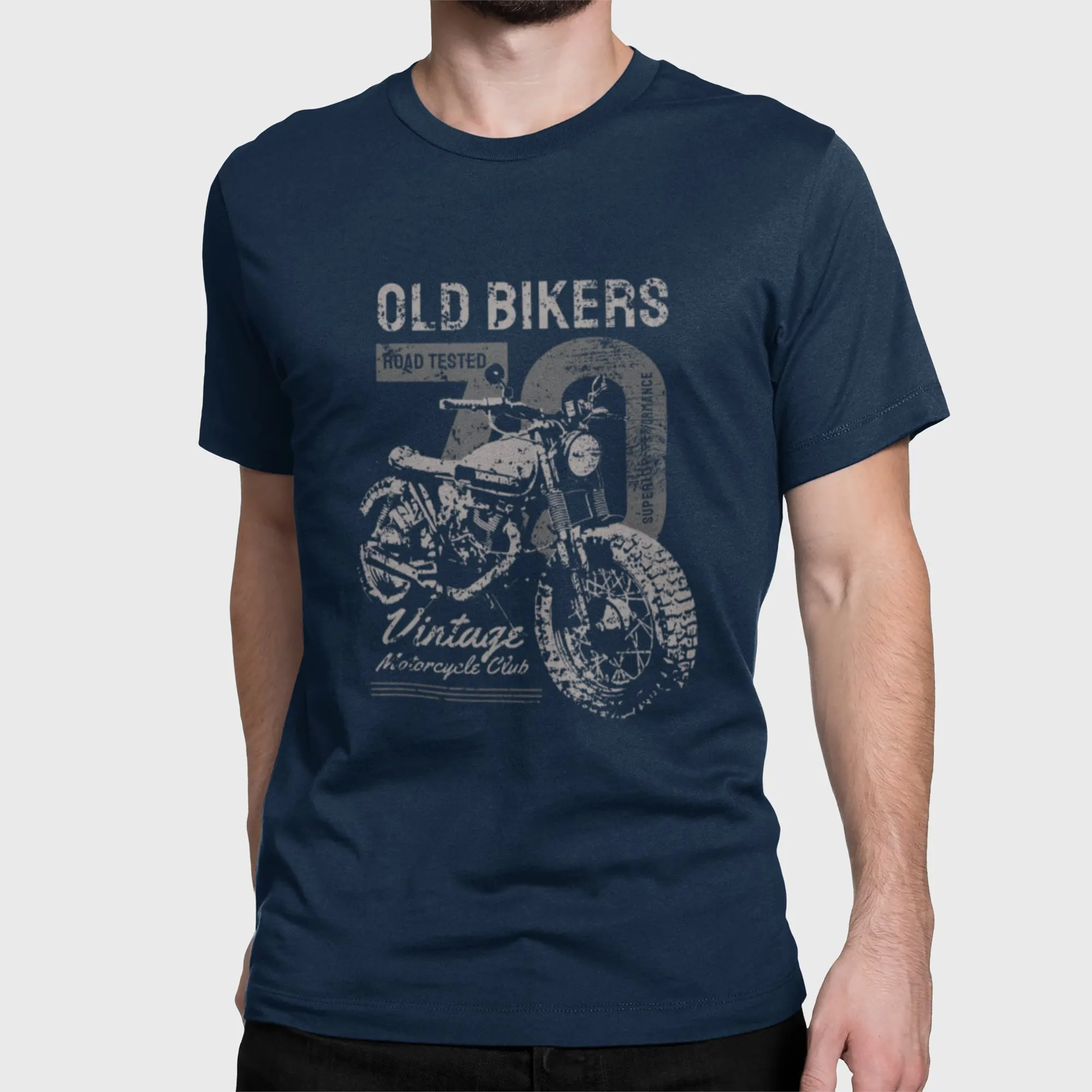 

Vintage Motorcycle Club Old Bikers T-Shirt 100% Cotton O-Neck Short Sleeve Summer Casual Mens T-shirt Rider Streetwear