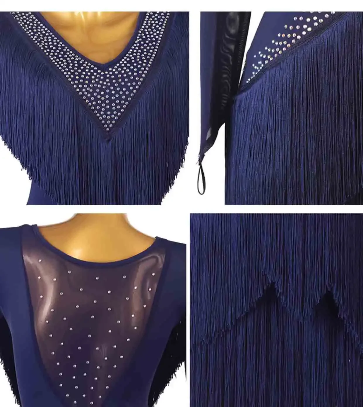 Sukienka do tańca latynoamerykańskiego damska strój konkursowy kostium sportowy spódnica nowy komplet odzież taneczna balowa dla dziewcząt ubrania sceniczne