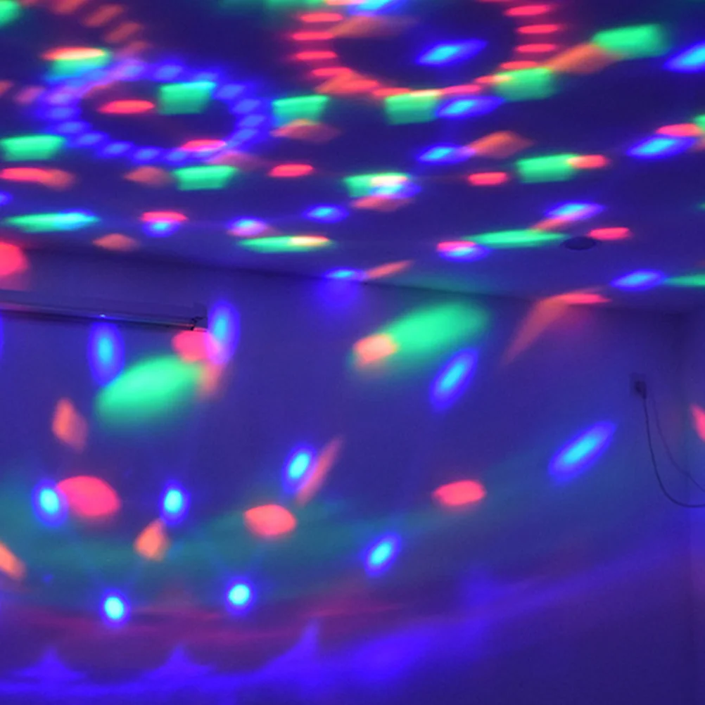 2 مجموعات البسيطة ديسكو الكرة أضواء السيارة LED USB شحن سيارة الداخلية جو مصابيح الصوت المنشط ضوء المحمولة كشاف إضاءة للحفلات