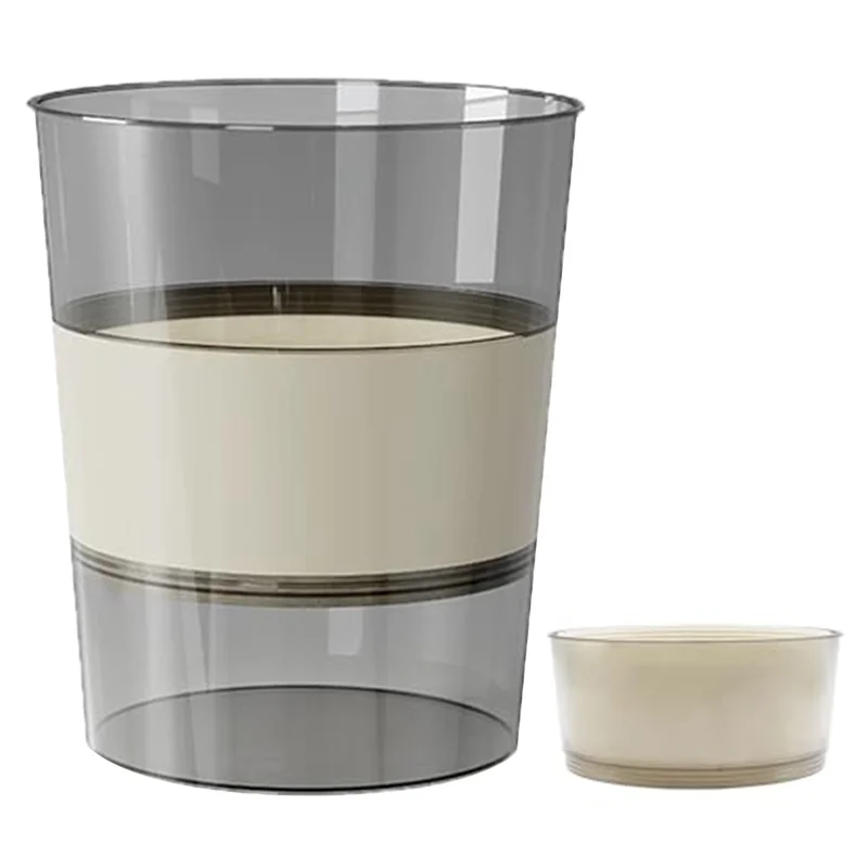 Collapsible Garbagebin Portable Garbagebin Foldable Round Wastebasket,For Bathroom Kitchen Offices