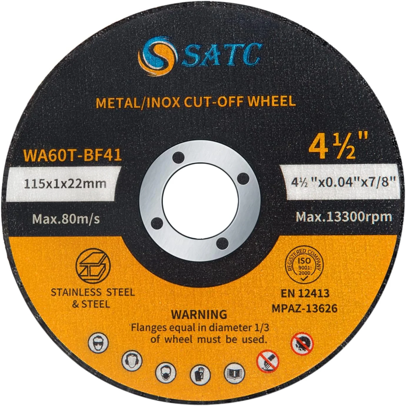 4 -1/2'' Cut Off Wheel 500 PCS Cutting Wheels 4.5