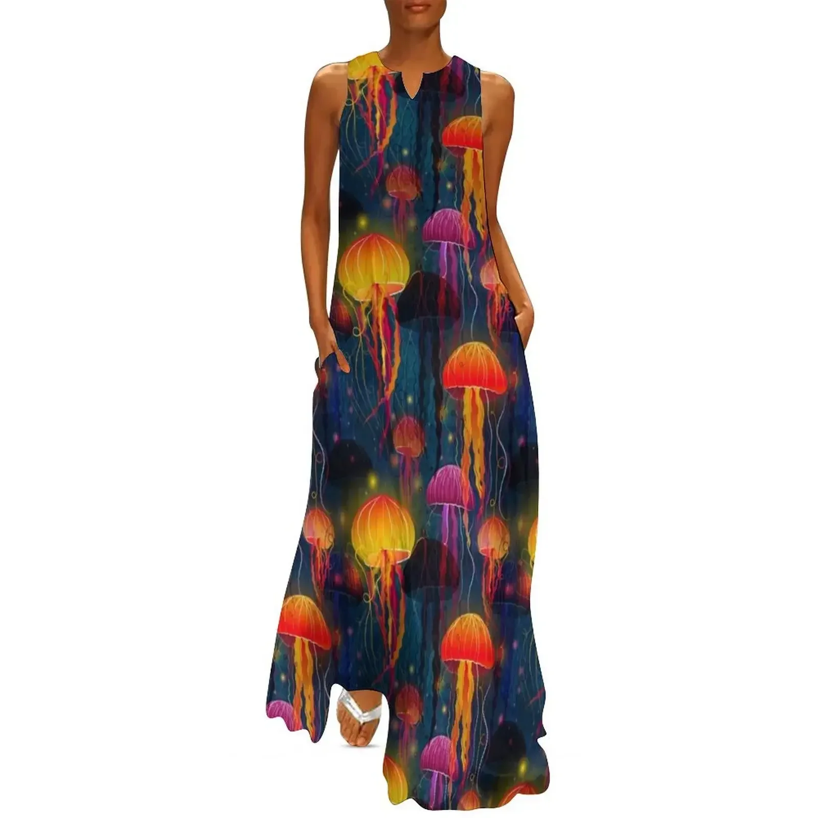 

Jellyfish Dance Long Dress Dress women dresses for women women's evening dresses 2025 Women's skirt Dress